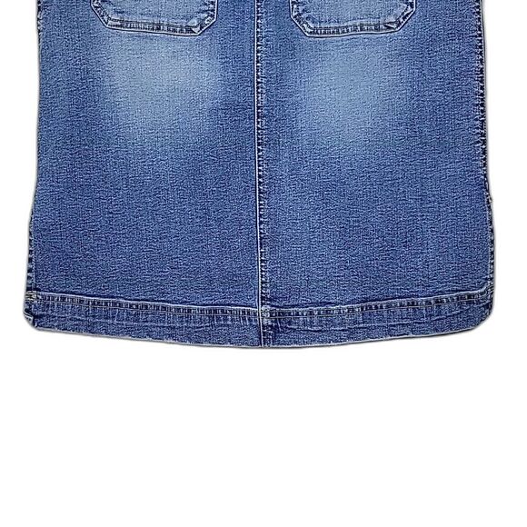 JAG JEAN Blue Denim Knee Length Casual Medium Wash Jeans Skirt size 6 - Picture 8 of 13